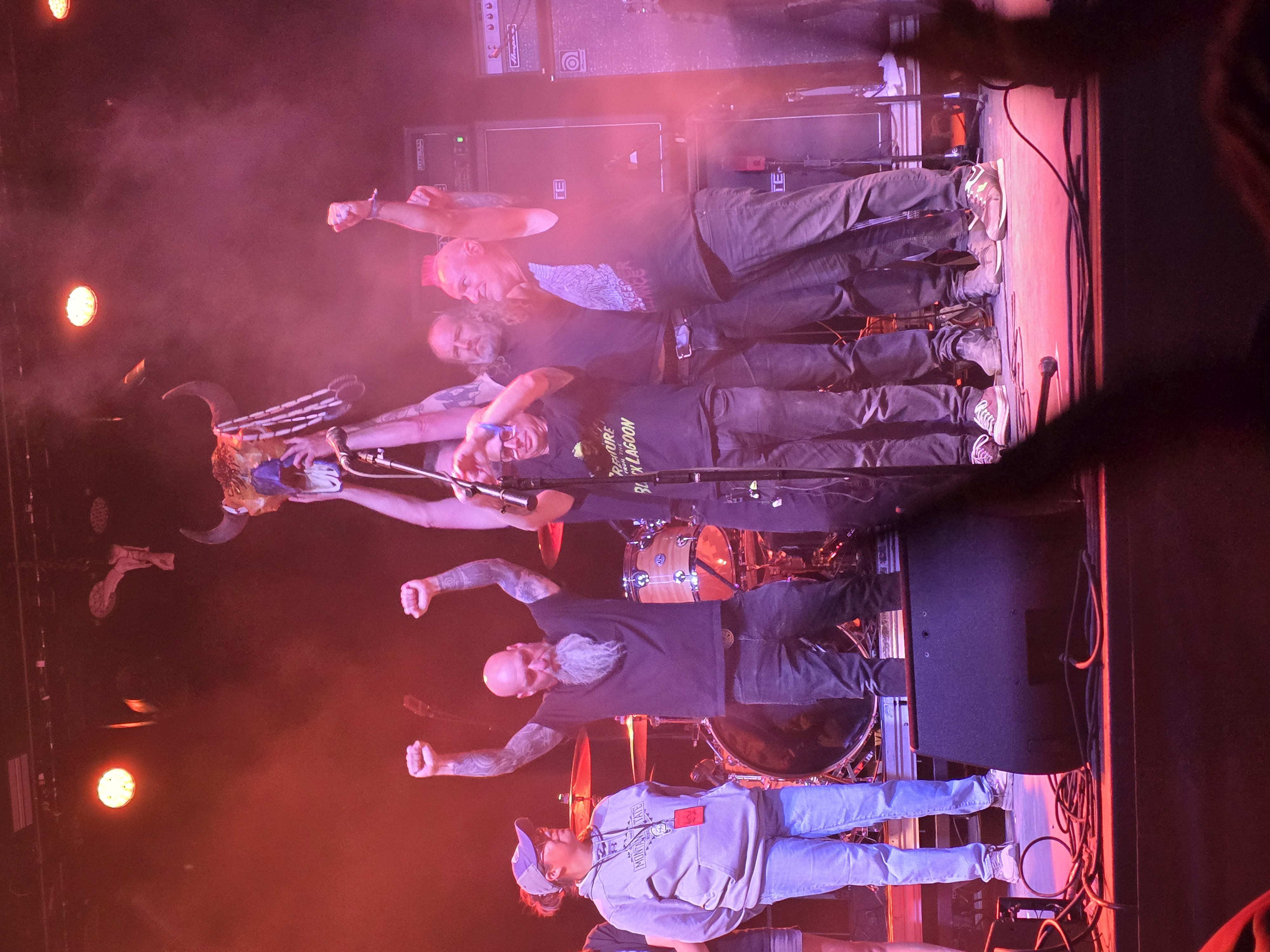 Neurosis at Fire in the Mountains, receiving a gift from the Blackfeet Nation